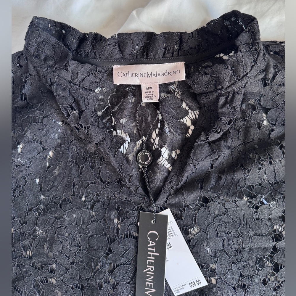 Catherine Malandrino Lace Blouse - Picture 5 of 8